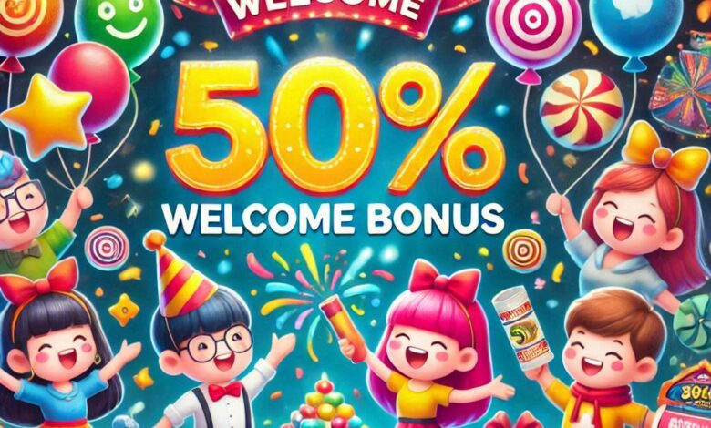 50% Welcome Bonus